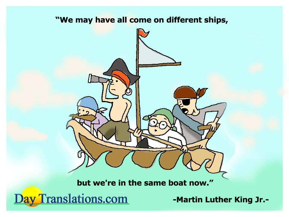 Idiom Of The Week All In The Same Boat